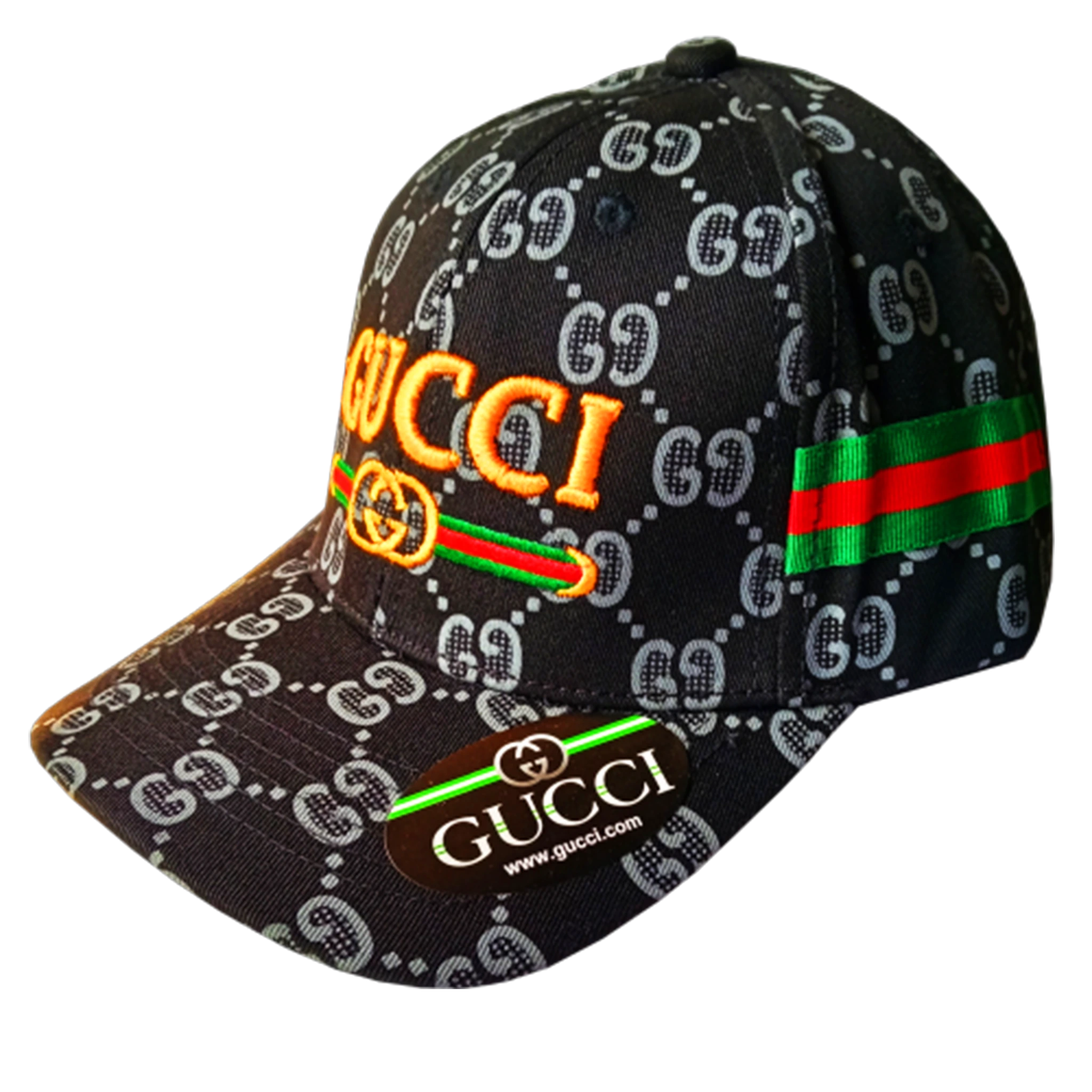 প্রিমিয়াম ব্ল্যাক কটন এমব্রয়ডারি ক্যাপ | Premium Black Cotton Embroidered Cap - Image 2