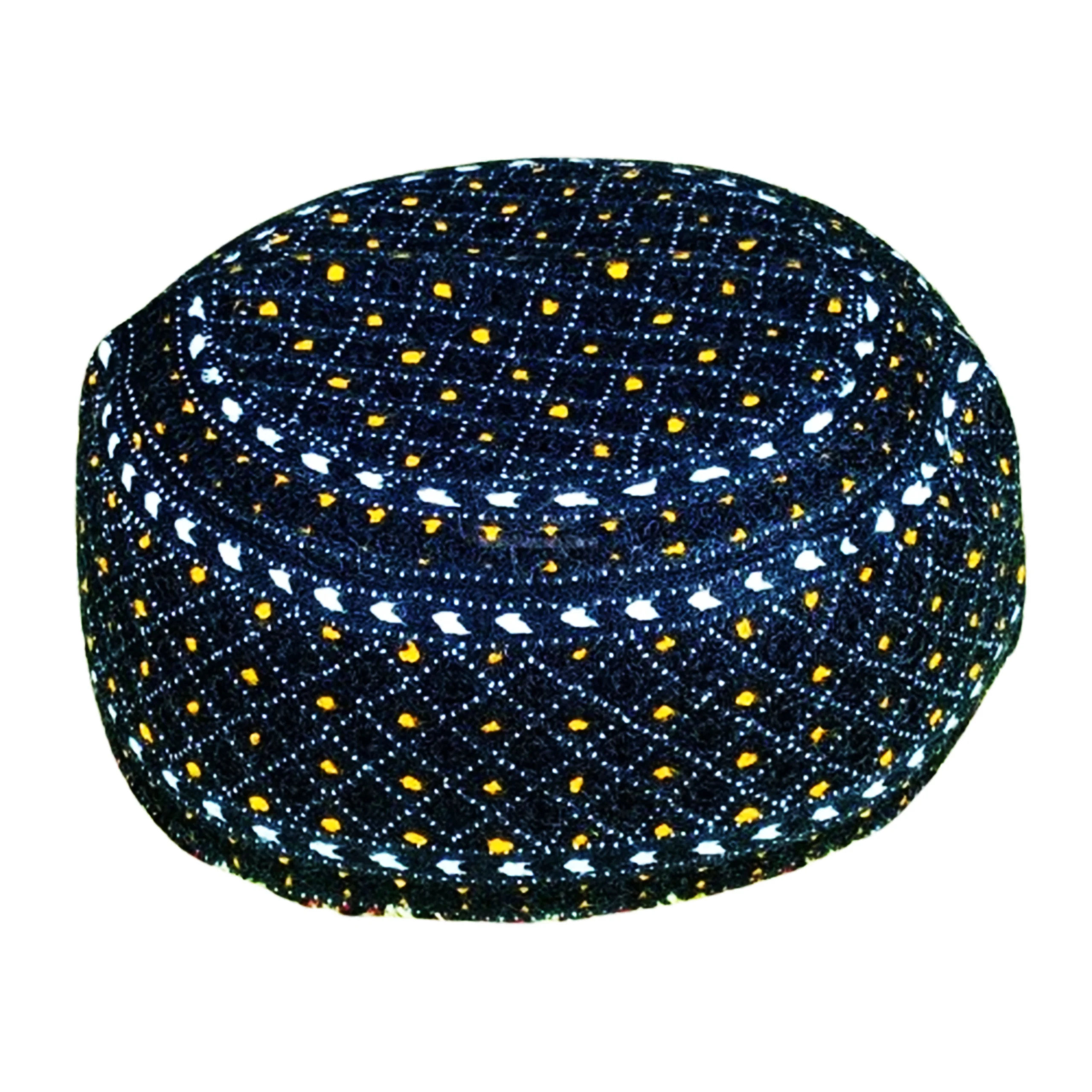 Beautiful Design Pakistani Handcrafted 100% Cotton Tupi – Islamic Cap for Men - Image 3