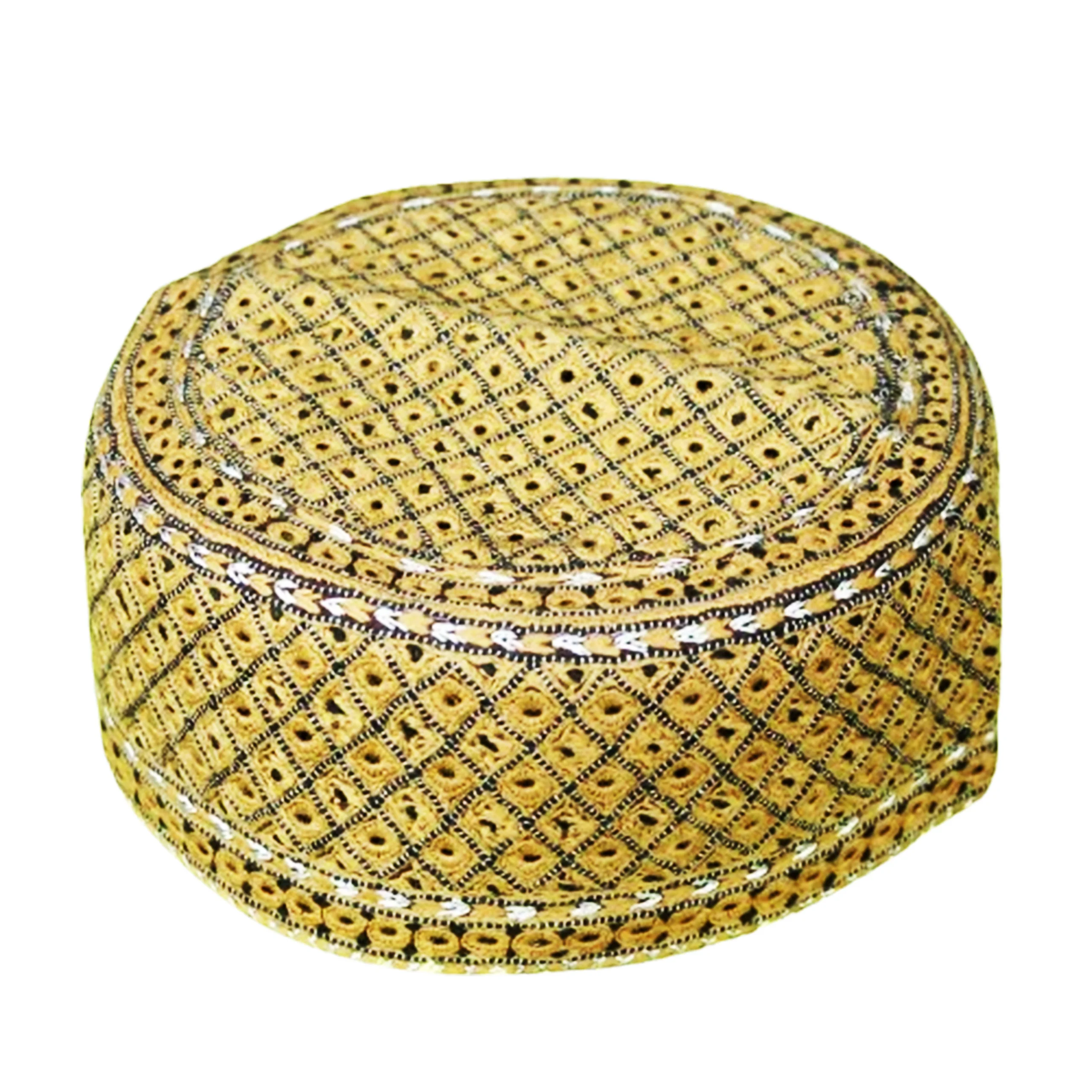 Beautiful Design Pakistani Handcrafted 100% Cotton Tupi – Islamic Cap for Men - Image 2