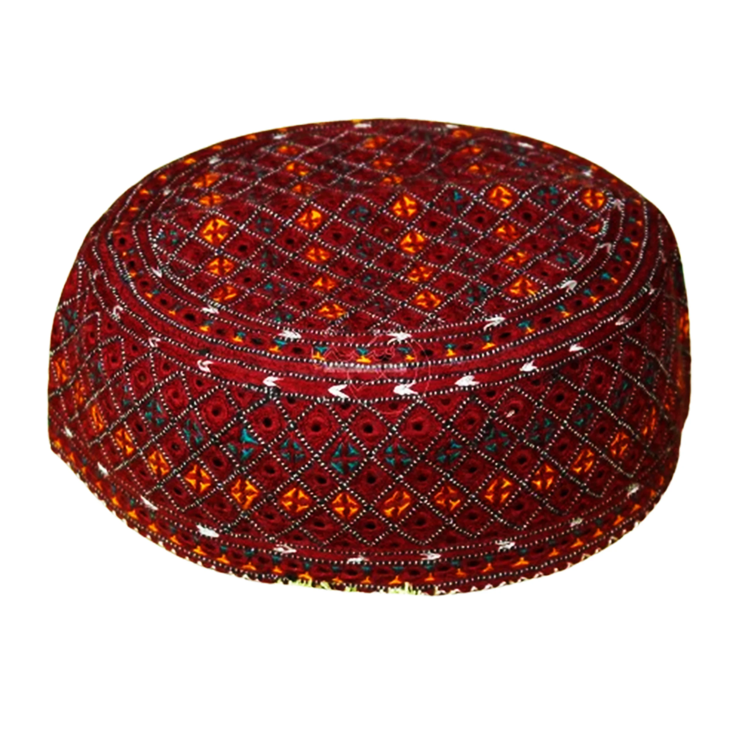 Beautiful Design Pakistani Handcrafted 100% Cotton Tupi – Islamic Cap for Men - Image 4