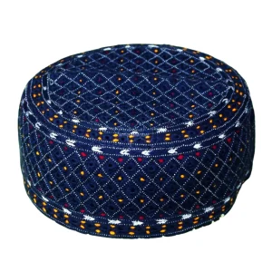 Beautiful Design Pakistani Handcrafted 100% Cotton Tupi – Islamic Cap for Men