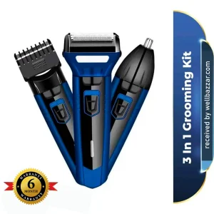 KM-6330 3 In 1 Hair Trimmer Grooming Kit